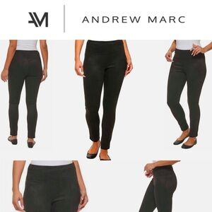 NWT Andrew Marc Faux Suede High Waist Stretch Soft Pullon Pants (XL)
